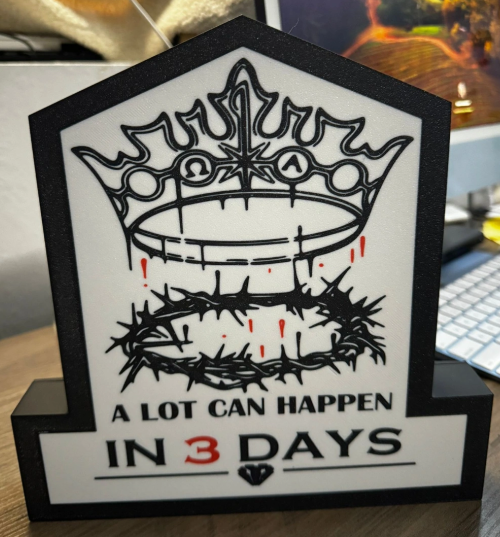 A lot can happen in 3 Days -Light Box