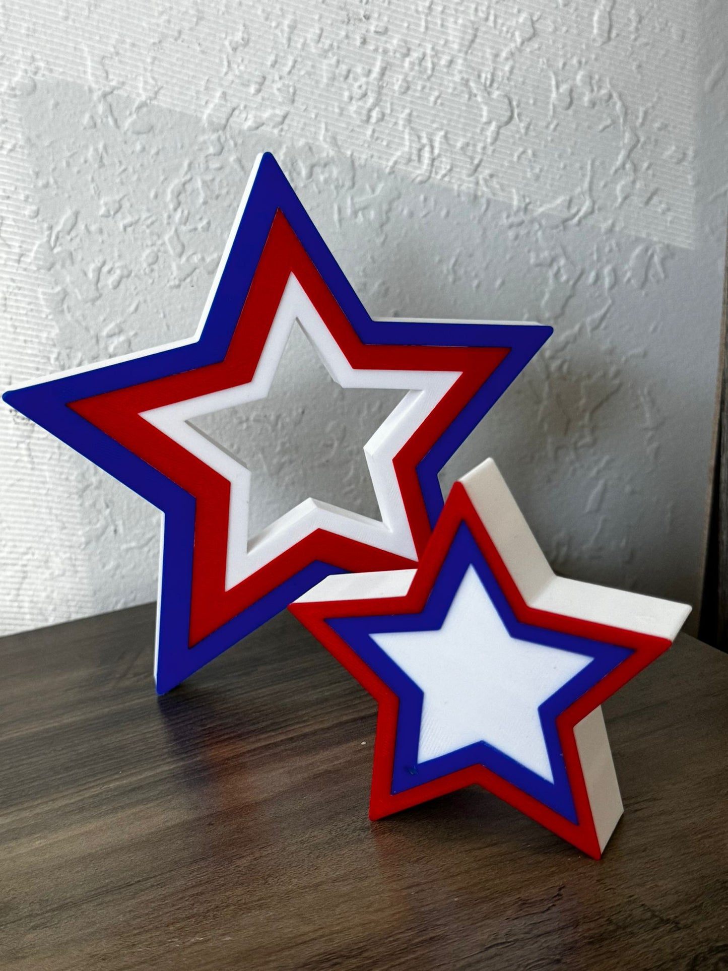 Americana Stars 3D Decor - Set of 2